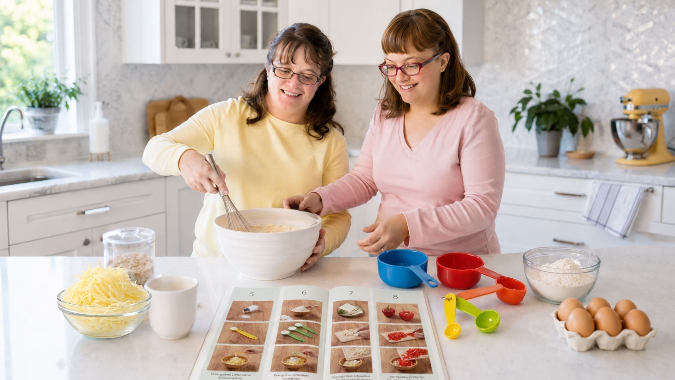 Einfache Kochbücher für Menschen mit Behinderung: Kochen mit Bildanleitung