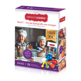 Band 1 "Für die Backprofis von morgen" Backbuch inkl. 5-teiliges Messbecher-Set