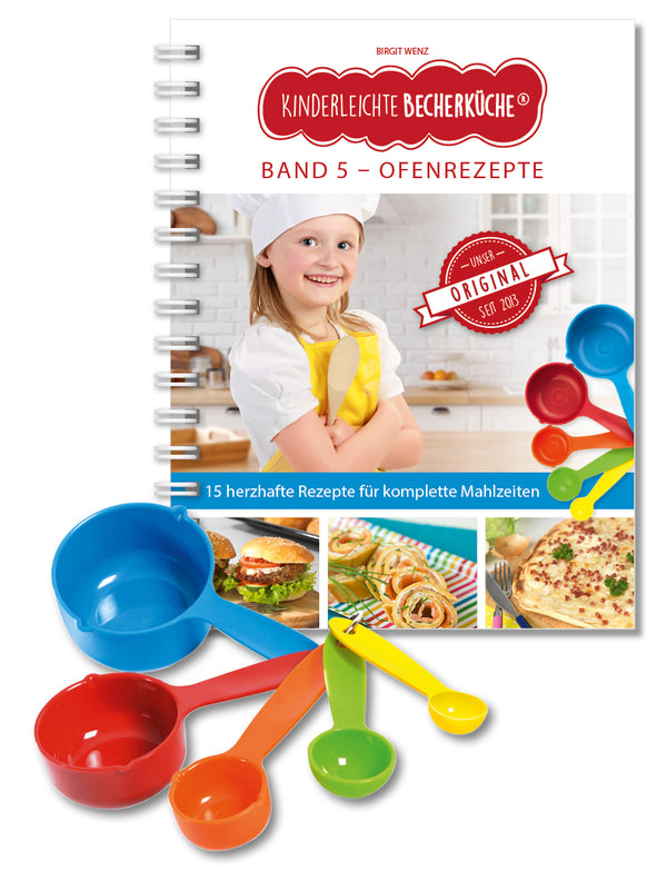 Band 5 "Ofenrezepte" - für die ganze Familie, Familien-Kochbuch inkl. 5-teiliges Messbecher-Set