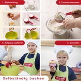 Band 8 "Kreative Motivkuchen" Backbuch inkl. 5-teiliges Messbecher-Set