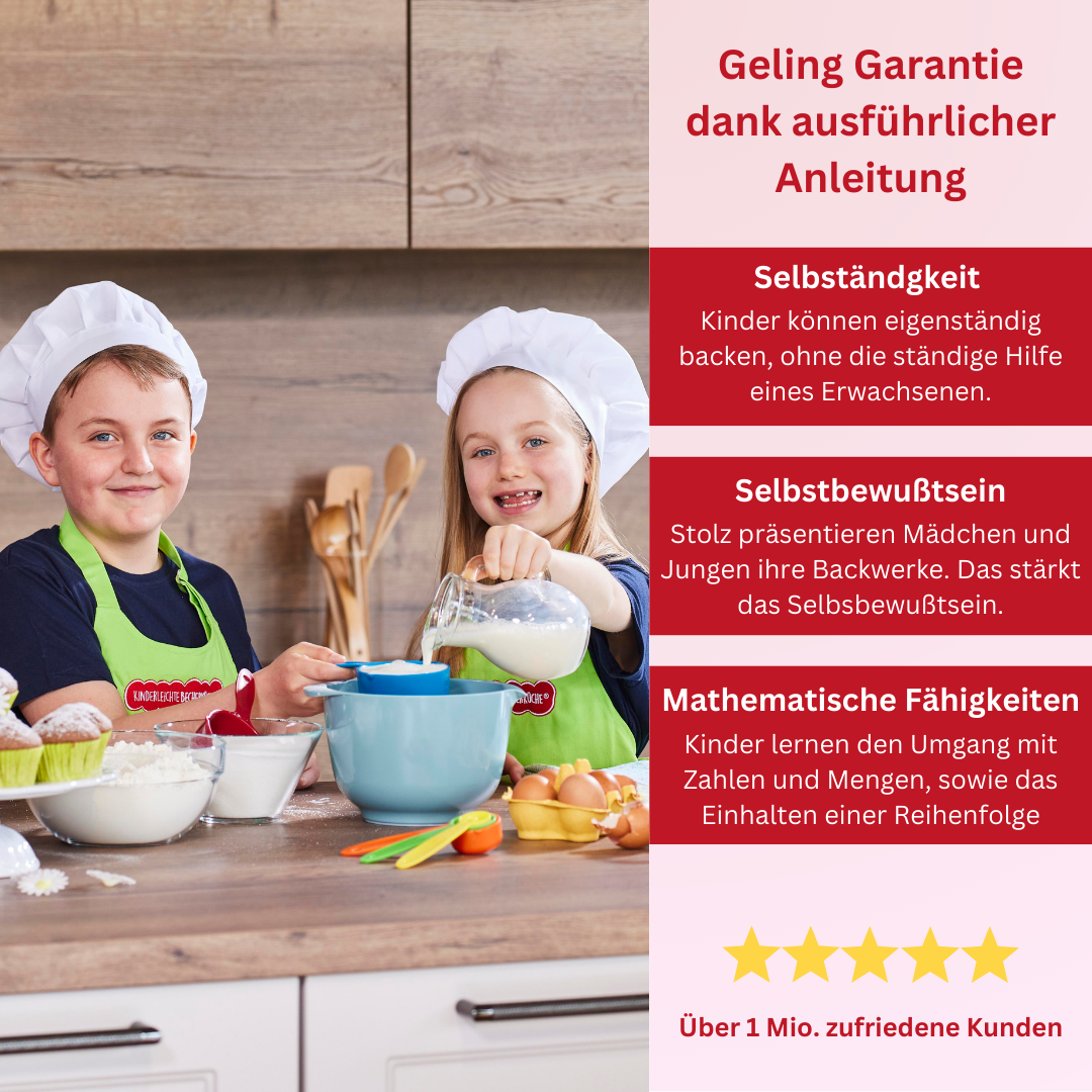Becherküche Lieblingspaket Band 1–5 + 5-teiliges Becherset & Buchständer