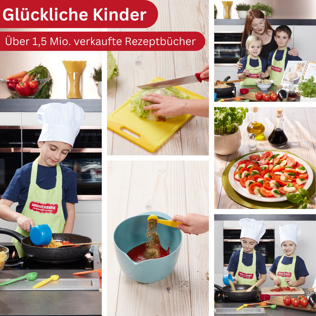 Das Kochspaß-Paket 3 Kochbücher + 5-teiliges Messbecherset