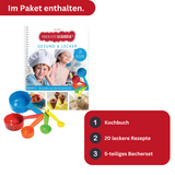 Band 6 "Gesund & Lecker" Familien-Kochbuch inkl. 5-teiliges Messbecher-Set (lose gepackt)
