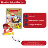 Band 10 "Back Bunt mit den HARIBO Goldbären", inkl. 3-teiligem Messbecher-Set