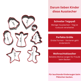 Ausstechformen für Kinder 8-teilig - Kinderleichte Becherküche