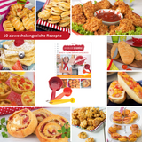 Band 4 "Kleine Gerichte ganz groß!" Backbuch inkl. 3-teiliges Messbecher-Set