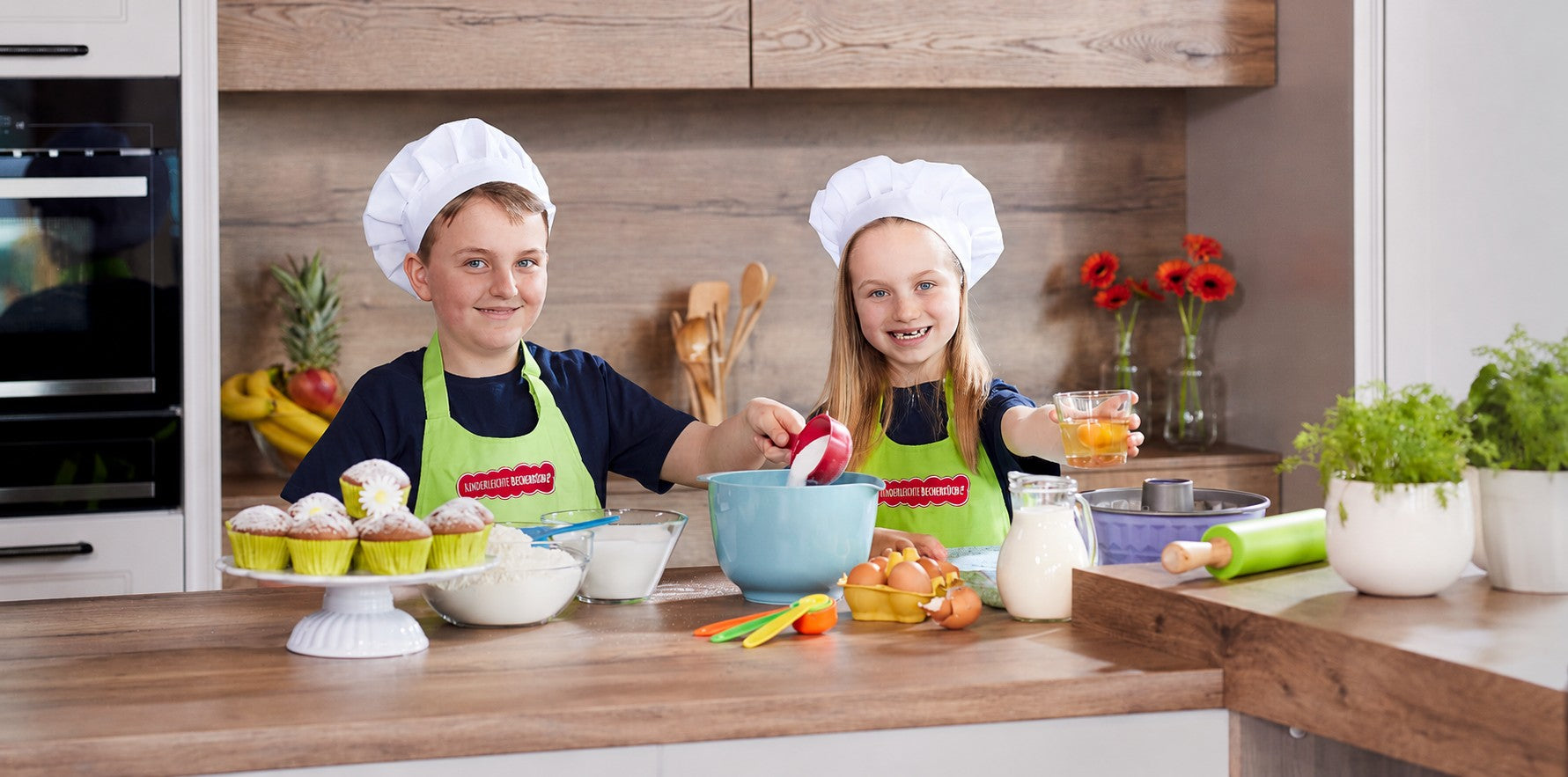 Backkurse und Kindergeburtstage für Kinder in Freiburg und am Kaiserstuhl mit der Kinderleichten Becherküche