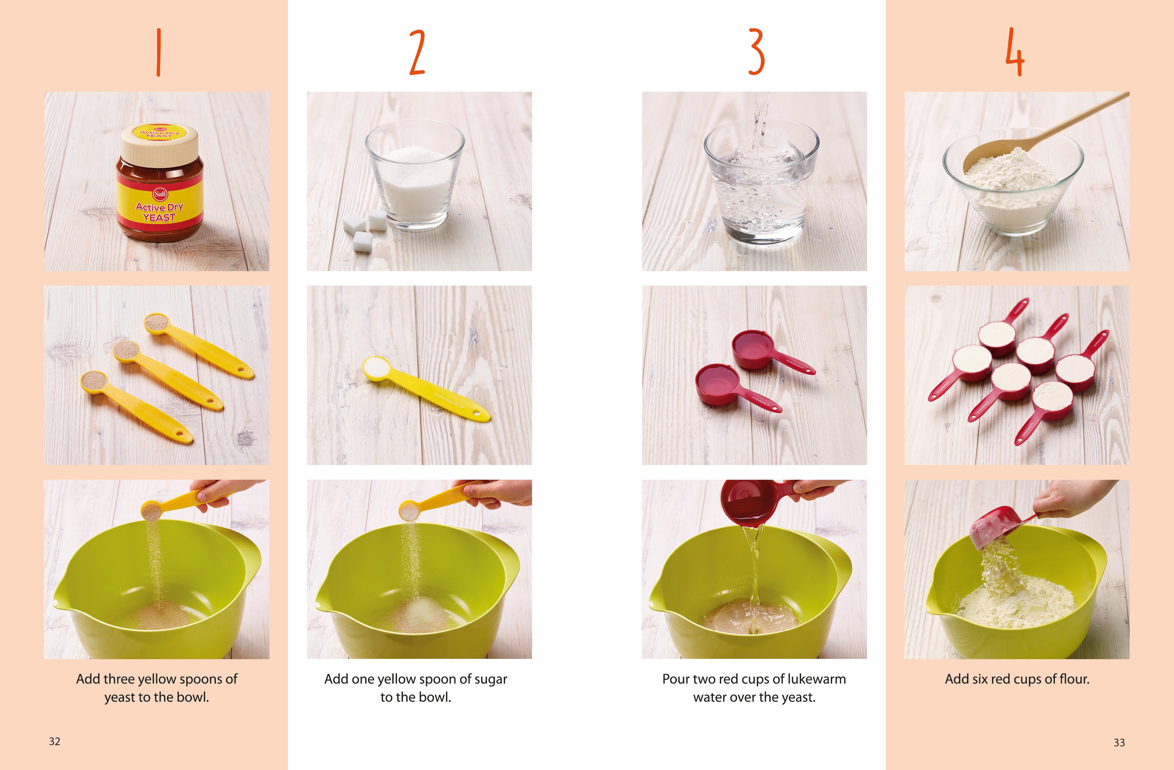 Cooking with Kids - Part 2, Cookbook incl. 5 colorful measuring cups (English)