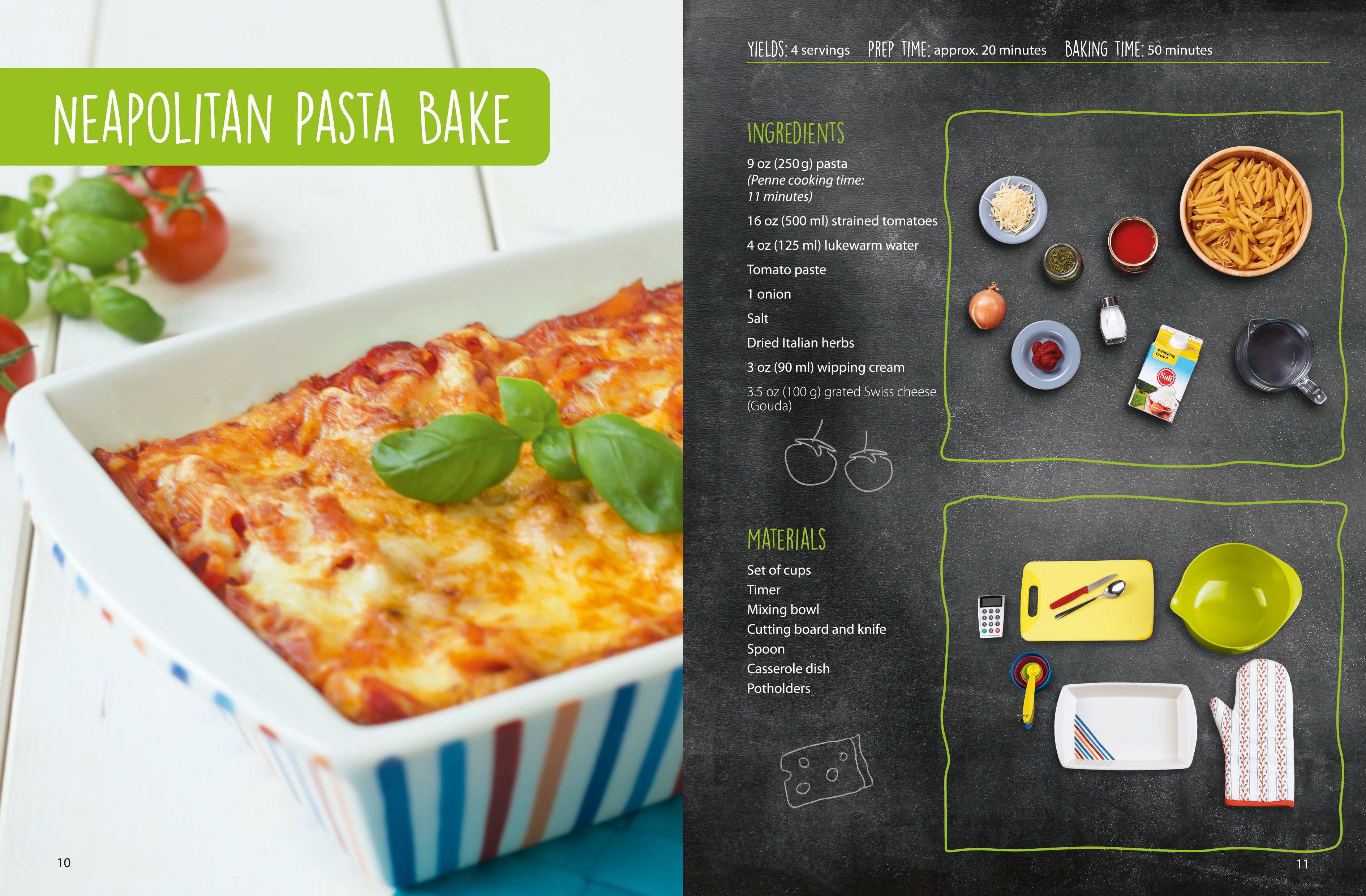 Cooking with Kids - Part 2, Cookbook incl. 5 colorful measuring cups (English)