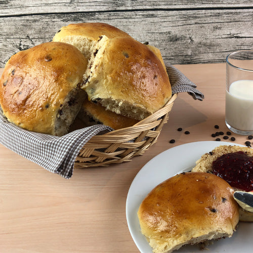 Schokobrötchen für den Frühstückstisch!