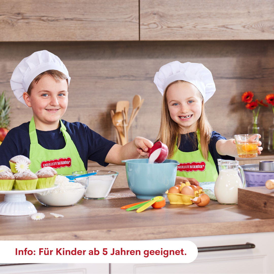 Becherküche Lieblingspaket                                          Band 1–5 + 5-teiliges Becherset   & Buchständer