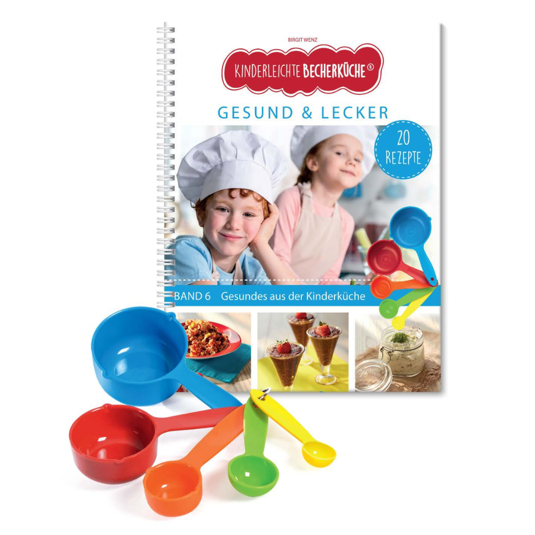 Band 6 "Gesund & Lecker" Familien-Kochbuch inkl. 5-teiliges Messbecher-Set (lose gepackt)