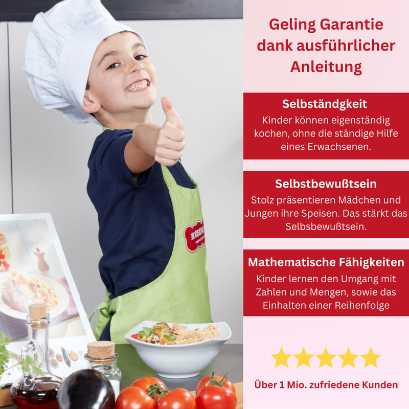 Kochset: Zwei Bücher & Kindermesser im Sparpaket