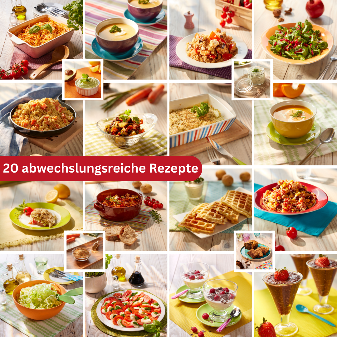 Band 6 "Gesund & Lecker" Familien-Kochbuch inkl. 5-teiliges Messbecher-Set (lose gepackt)