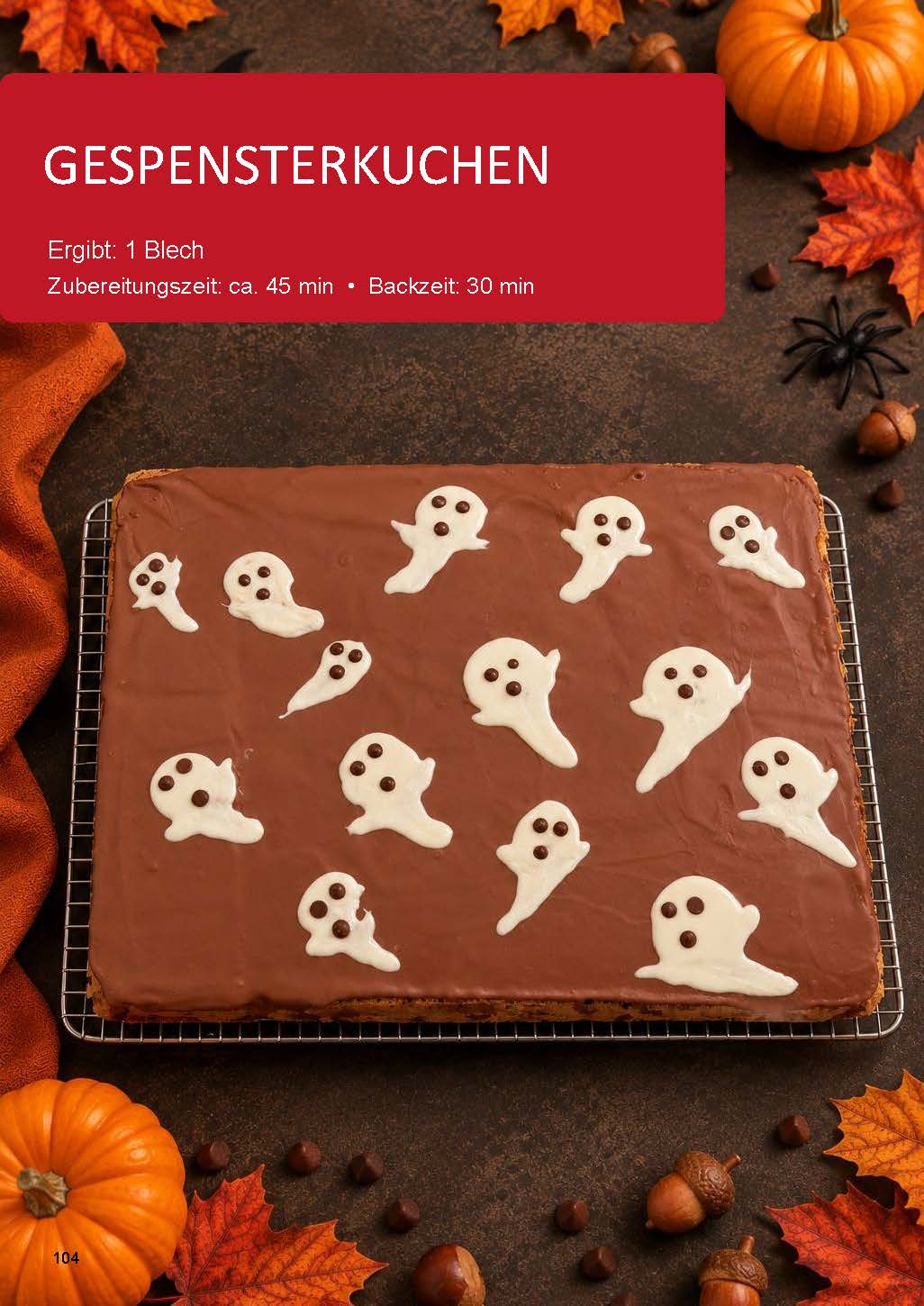 Gespensterkuchen für Halloween