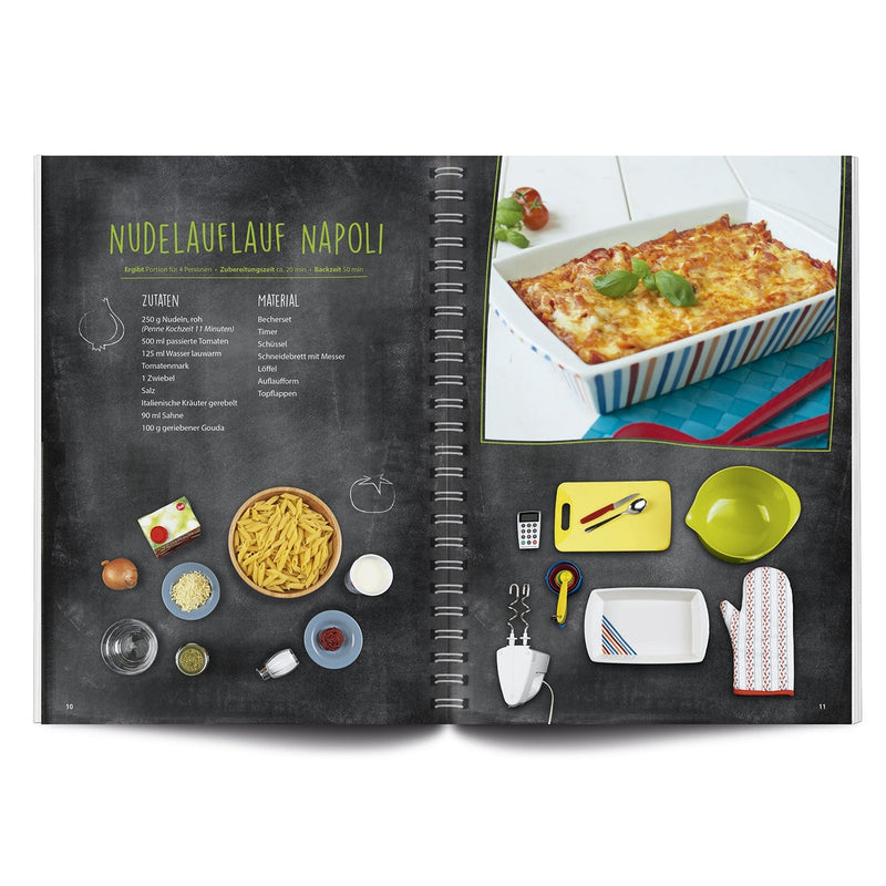 Band 5 "Ofen-Rezepte für die ganze Familie" Familien-Kochbuch inkl. 5-teiliges Messbecher-Set