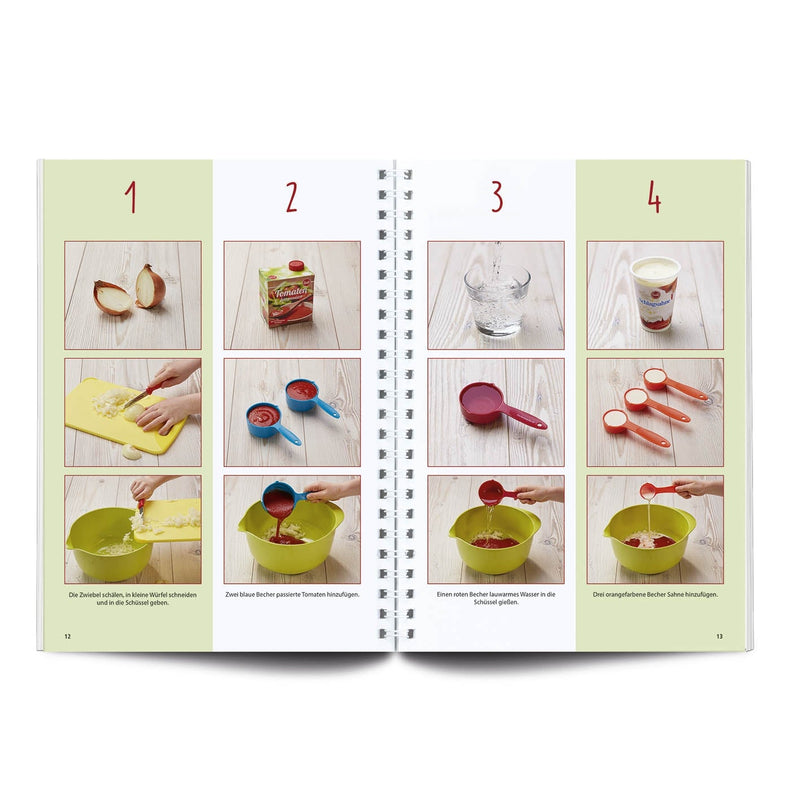 Band 5 "Ofen-Rezepte für die ganze Familie" Familien-Kochbuch inkl. 5-teiliges Messbecher-Set