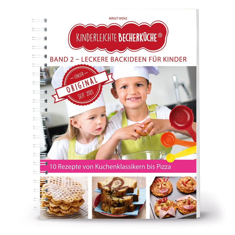 Band 2 "Leckere Backideen für Kinder" Backbuch inkl. 3-teiliges Messbecher-Set