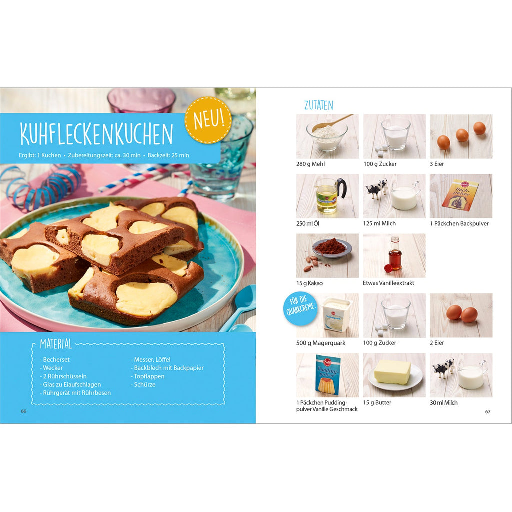 Kinderleichte Becherküche Set Da Forno Grande 6 Pezzi – Libro Di Ricette Sfiziose Al Forno + Set Di Misurini – Ideato Per Bambini, Visto Su "Die Höhle Der Löwen"