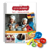 Baking with Kids - Part 1, Baking set incl. 5 colorful measuring cups (English)