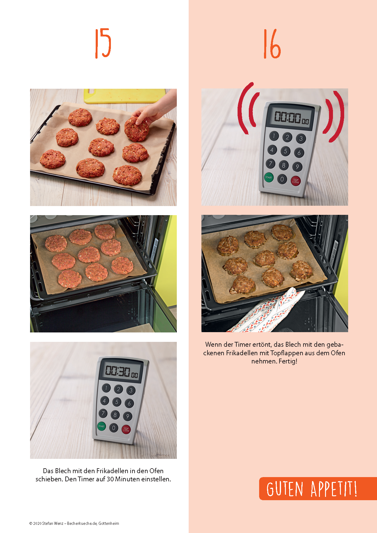 Frikadellen vom Blech