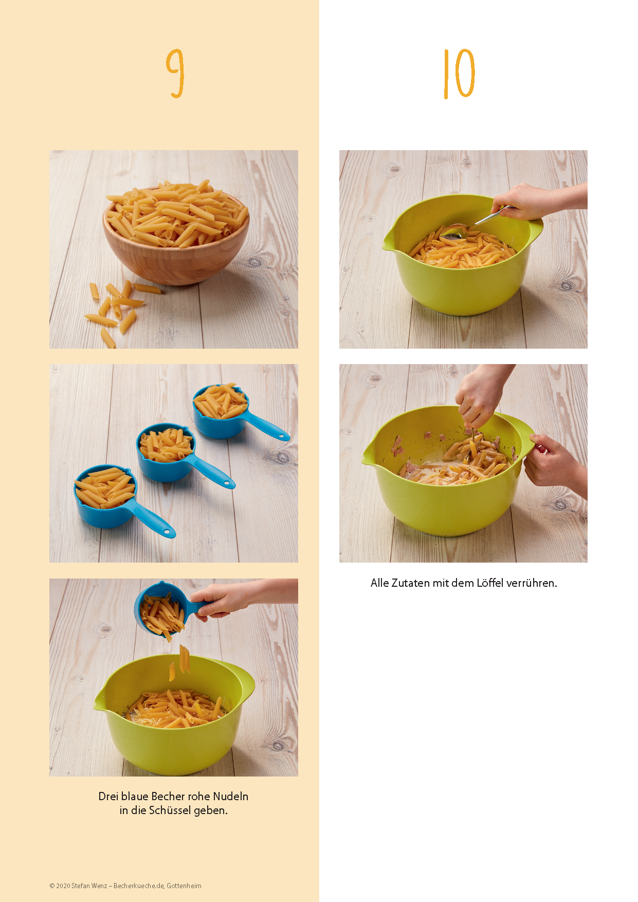 Nudelauflauf mit Schinken