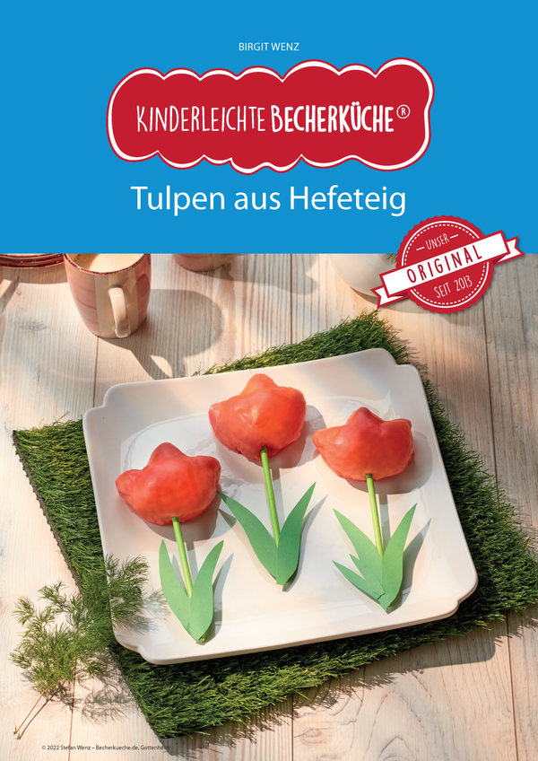 Tulpen aus Hefeteig